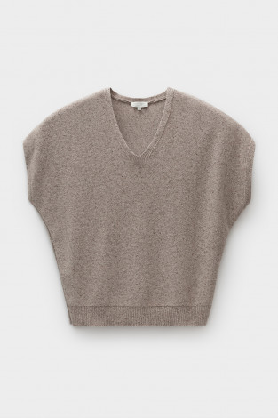 Джемперы женские для мам, артикул: ЕВ 30276/ш, цвет: бежевый - 2 фото