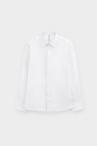 Рубашки для мальчика, артикул: ТК 39031, цвет: белый - 2 фото
