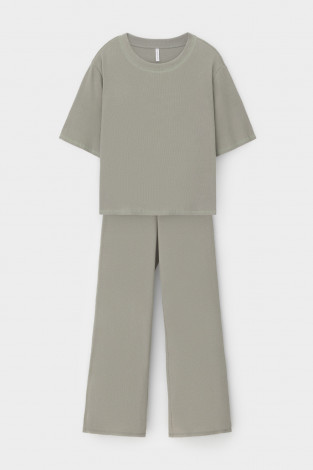 Комплекты для дома для мам, артикул: Е 20150, цвет: зеленый - 2 фото