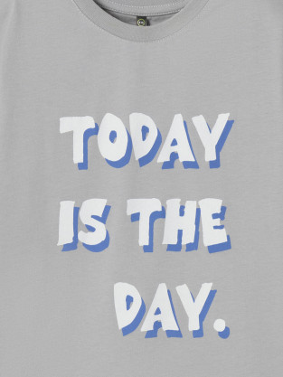 Футболка для мальчика, артикул: КР 303024-1, цвет: серый - 2 фото