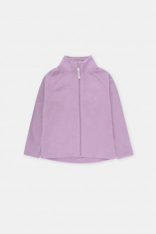 Куртка для девочки, артикул: ФЛ 34011/33 ГР, цвет: фиолетовый - 2 фото