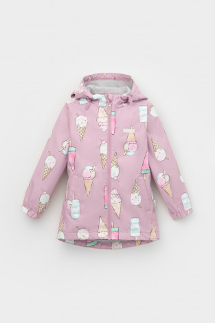 Куртка для девочки, артикул: ВК 32144/н/7 Ал, цвет: розовый - 2 фото