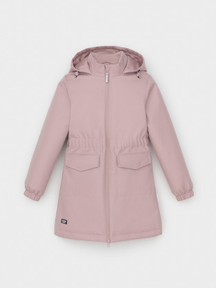 Пальто для девочки, артикул: ВК 32152/8 УЗГ, цвет: розовый - 2 фото
