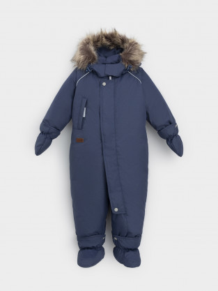 Комбинезоны утепленные для мальчика, артикул: ВК 60106/7 УЗГ, цвет: синий - 2 фото