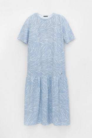 Платья женские для мам, артикул: ЕВТ 5041, цвет: голубой - 2 фото