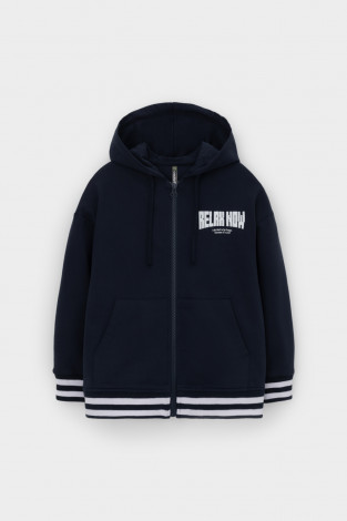 Толстовки для мальчика, артикул: КР 302758-1, цвет: темно-синий - 2 фото