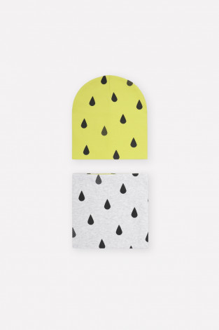 Шапка для мальчика, артикул: К 8151, цвет: зеленый - 2 фото