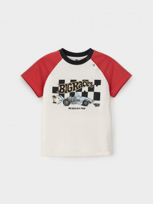 Футболка для мальчика, артикул: КР 303022, цвет: сахар - 2 фото