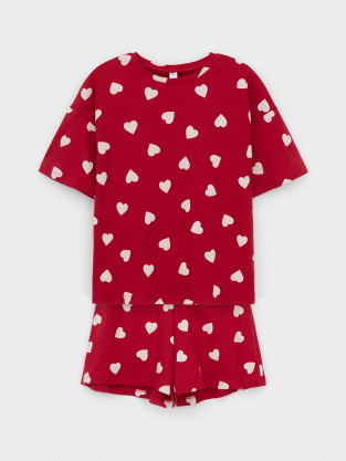 Комплекты для дома для мам, артикул: МП 20208, цвет: красный - 2 фото