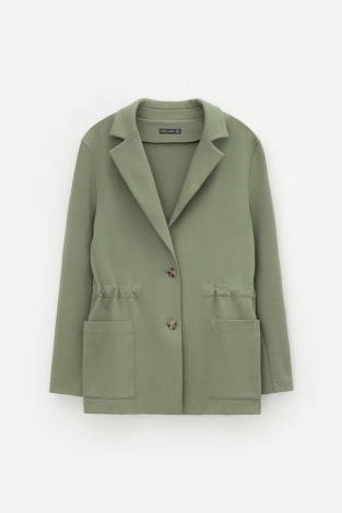 Жакеты, куртки женские для мам, артикул: ЕВТ 3218, цвет: хаки - 2 фото