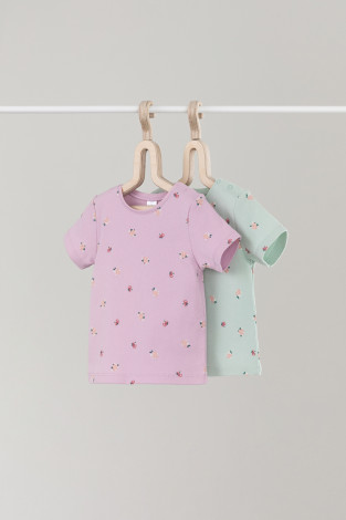 Футболка для новорожденных, артикул: К 301156-2уп, цвет: зеленый - 2 фото