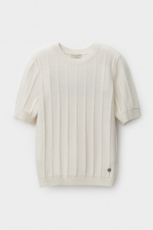 Джемперы женские для мам, артикул: ЕВ 30187/ш, цвет: бежевый - 2 фото