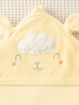 Простынка для новорожденных, артикул: К 8500, цвет: желтый - 2 фото