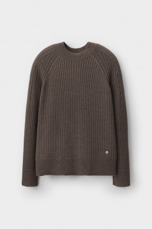 Джемперы женские для мам, артикул: ЕВ 30246/ш, цвет: коричневый - 2 фото