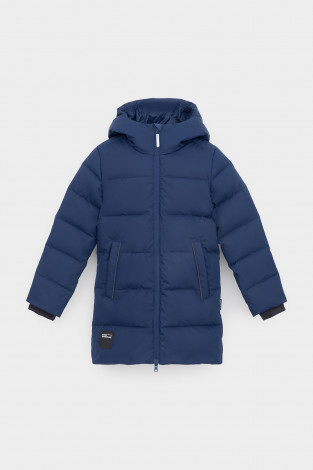 Пальто, плащи для мальчика, артикул: ВК 34070/3 УЗГ (122-158), цвет: синий - 2 фото