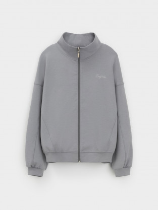 Жакет для девочки, артикул: КР 302885, цвет: серый - 2 фото