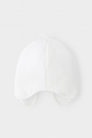 Шапка для девочки, артикул: КВ 20316/ш, цвет: белый - 2 фото