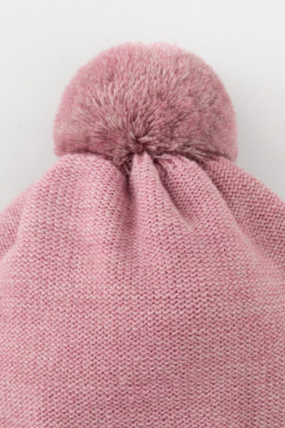 Шапка для девочки, артикул: КВ 20400/ш, цвет: розовый - 2 фото