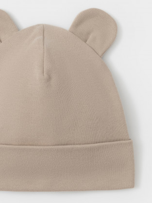 Шапочка ясельная для новорожденных, артикул: К 8093, цвет: бежевый - 2 фото