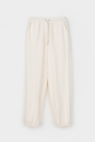 Брюки женские для мам, артикул: ЕВТ 4145, цвет: бежевый - 2 фото