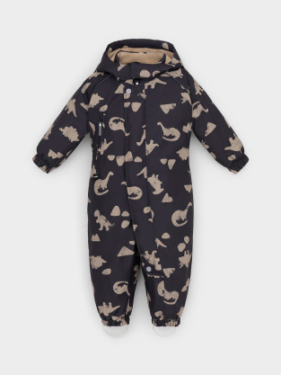 Комбинезоны утепленные для мальчика, артикул: ВК 60085/н/65 Ал, цвет: темно-серый - 2 фото