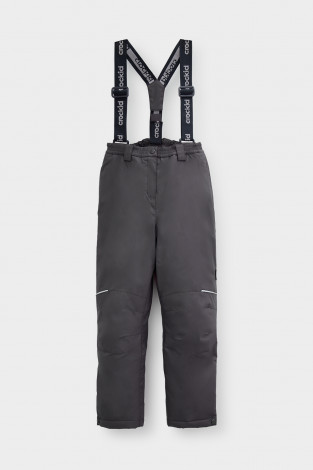 Брюки утепленные, артикул: ВК 40008/23/1 ГР, цвет: темно-серый - 2 фото