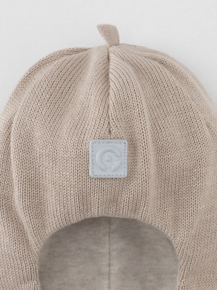 Шапка, артикул: КВ 20268/25, цвет: бежевый - 2 фото