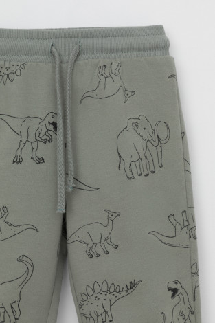 Брюки для мальчика, артикул: КР 400670, цвет: зеленый - 2 фото