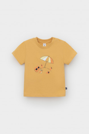 Футболка для мальчика, артикул: КР 302749, цвет: желтый - 2 фото