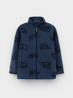 Куртка для мальчика, артикул: ФЛ 34025/н/47 ГР, цвет: синий - 2 фото