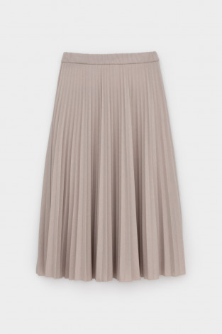 Юбки женские для мам, артикул: ЕВТ 7026, цвет: бежевый - 2 фото