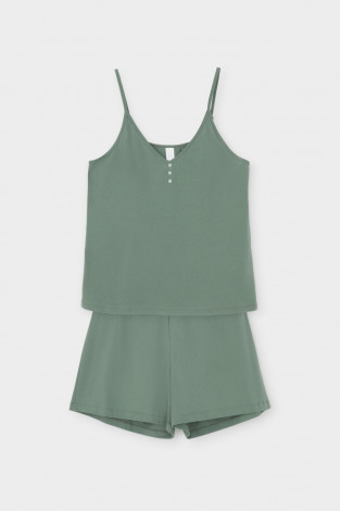 Комплекты для дома для мам, артикул: Е 20035, цвет: зеленый - 2 фото