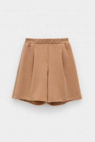 Шорты женские для мам, артикул: ЕВТ 4140, цвет: коричневый - 2 фото