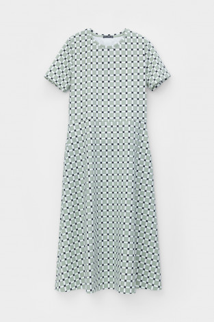 Платья женские для мам, артикул: ЕВТ 5044, цвет: хаки - 2 фото