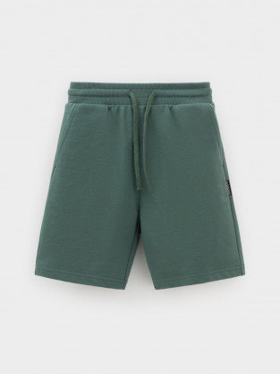 Шорты для мальчика, артикул: КР 400860, цвет: зеленый - 2 фото