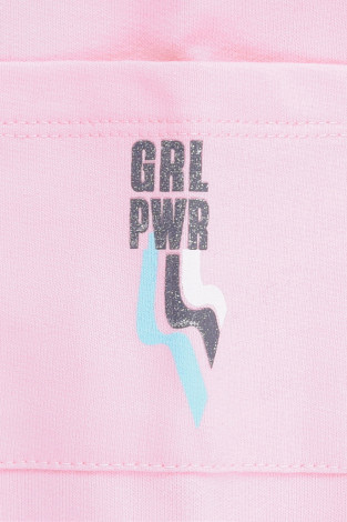 Брюки для девочки, артикул: КП 4672, цвет: розовый - 2 фото