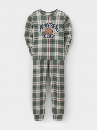 Пижама для мальчика, артикул: К 1621, цвет: бежевый - 2 фото