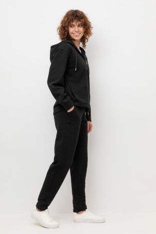 Брюки женские для мам, артикул: ЕВТ 4043/24, цвет: черный3 - 2 фото