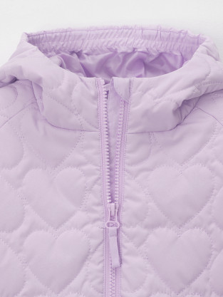 Куртка для девочки, артикул: ВК 32188/1 ГР, цвет: фиолетовый - 2 фото