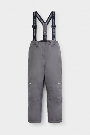 Брюки утепленные, артикул: ВК 40008/23/2 ГР, цвет: темно-серый - 2 фото