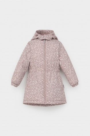 Куртка для девочки, артикул: ВК 38098/н/8 ГР, цвет: розовый - 2 фото