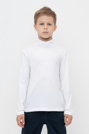 Водолазки для девочки, артикул: К 3304, цвет: белый - 2 фото