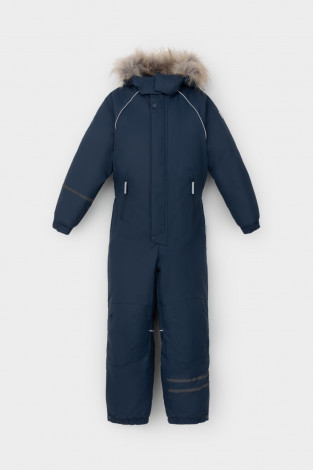 Комбинезоны утепленные для мальчика, артикул: ВК 60102/7 ГР (122-158), цвет: темно-синий - 2 фото
