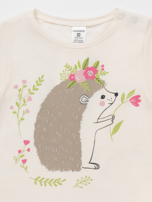 Футболка для новорожденных, артикул: К 302759, цвет: светло-розовый - 2 фото