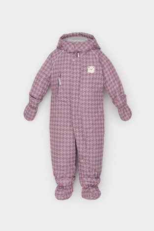 Комбинезоны утепленные для девочки, артикул: ВК 60114/н/2 УЗГ, цвет: фиолетовый - 2 фото