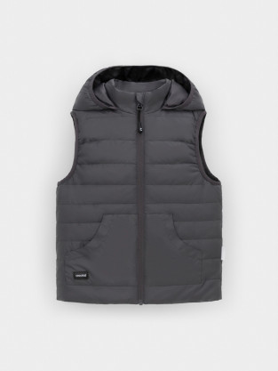 Жилеты для мальчика, артикул: ВК 35009/20 ГР, цвет: темно-серый - 2 фото