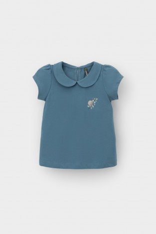 Футболка для девочки, артикул: КР 302735, цвет: синий - 2 фото