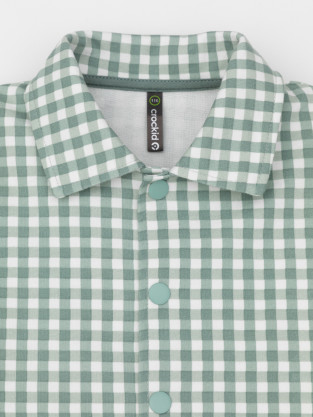 Рубашки для мальчика, артикул: КР 302567-1, цвет: зеленый - 2 фото
