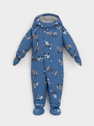 Комбинезоны утепленные для мальчика, артикул: ВК 60032/н/64 Ал, цвет: голубой - 2 фото