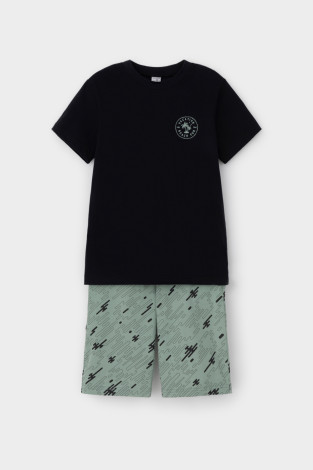 Пижама для мальчика, артикул: К 1528, цвет: черный3 - 2 фото